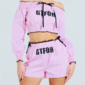 GTFOH Off the Shoulder Top-Top Only